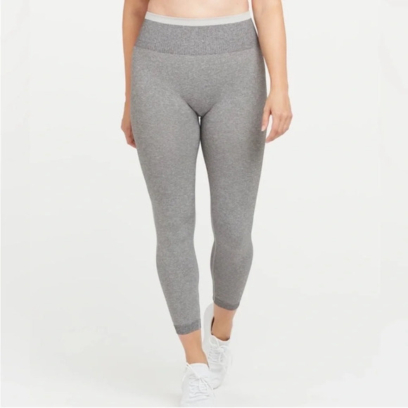 Spanx Look At Me Now Seamless Sculpt Casual Legging Spacedye cloudy grey Large - Picture 3 of 10